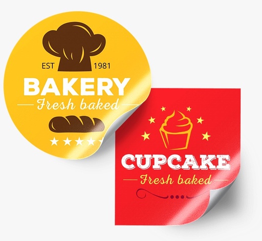 [P6564] Avery Sticker With Lamination Multi Colour Print 1000 Pcs (Per Sq.Inch)