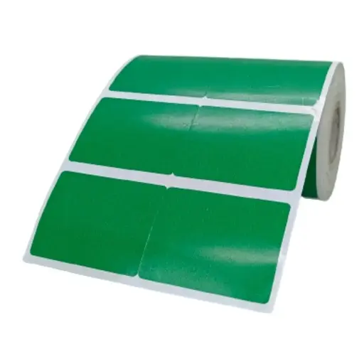[P4310] Green 38mmx50mm/2up (1.5x2 Inch) 1880 Sticker Ribbon Barcode Label (B48)