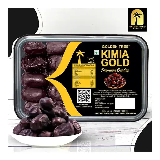 [P3125] Fresh Kimia Gold Dates 500 gram (Black Kimia Khajur)