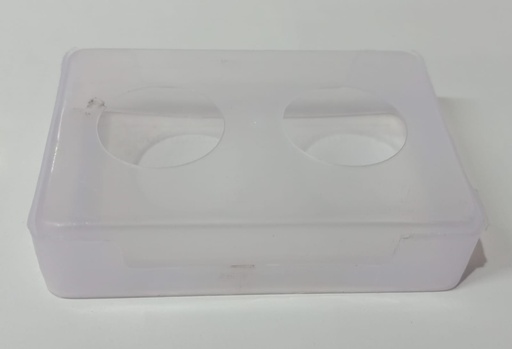 [P1986] Plastic Transparent Visiting Card Dubby-Pack Of 20