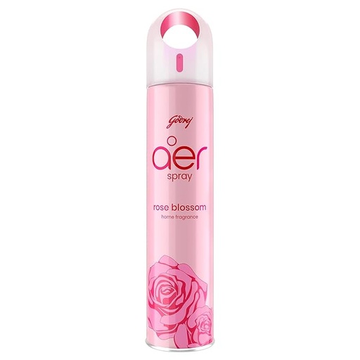 [P3254] Godrej Aer Spray Room Freshener-Rose Blossom 220ml/126g (B24)