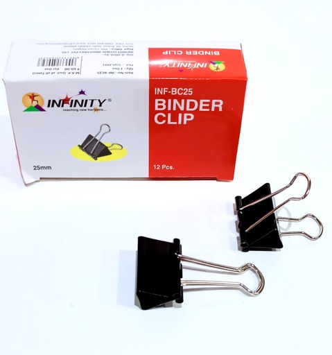 [P4014] Binder Clip-25 mm-1 Dozen