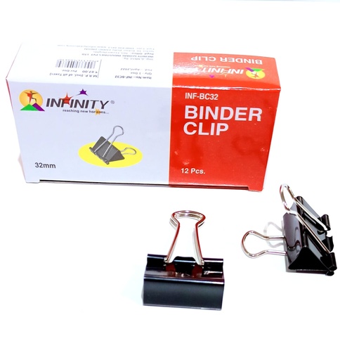 [P4016] Binder Clip-32 mm-1 Dozen