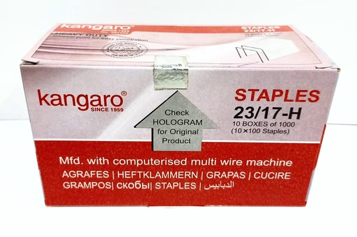 [P2712] Kangaroo Stapler Pin 23/17-Pack Of 10