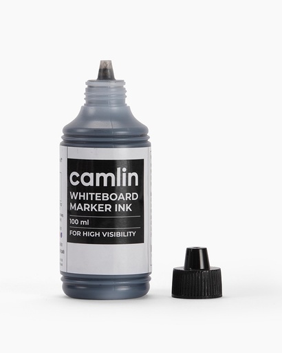 [P4179] Camlin White Board Marker Ink Black 100ml (B10)