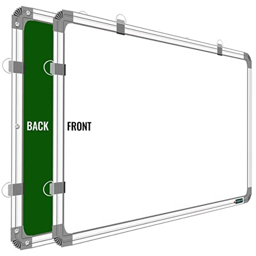 [P4238] White & Green Board 3x4 Feet