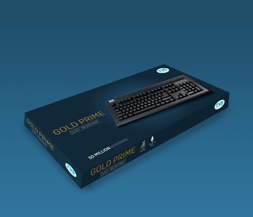 [P3646] TVS Electronics Gold Prime Wired USB Keyboard