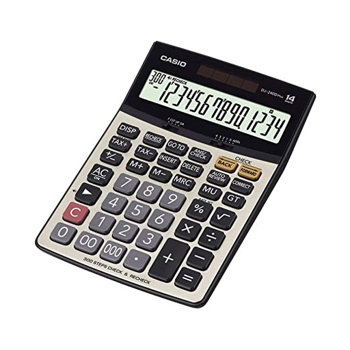 [P4520] Casio DJ-240D Plus (14 Digits) Extra Large Display Calculator