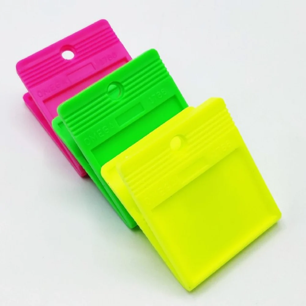 [P3992] Plastic Paper Clips Supreme 1786 Big Size-Pack Of 10