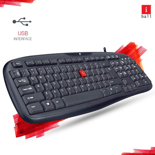 [P3640] iBall Winner Wired USB KeyBoard