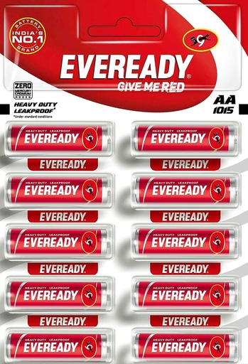 [P4260] Eveready Battery Red AA 1015 (Pack Of 10)