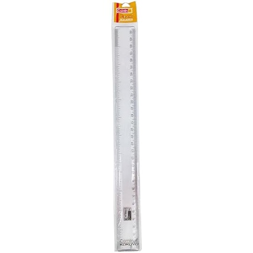 [P3452] Camlin Plastic Scale 30cm 12 Inch