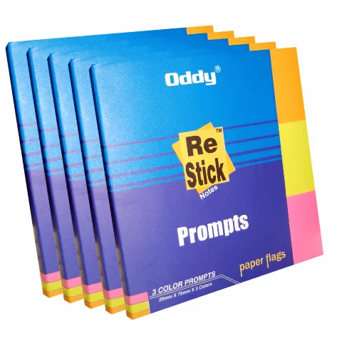 [P3392] Oddy Sticky Notes 1"x3" 3 Colours (B180)
