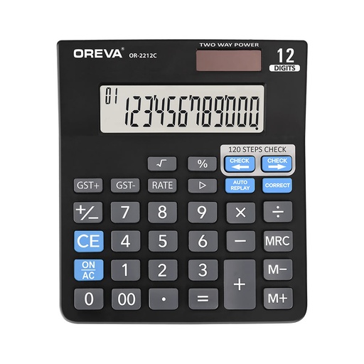 [P4456] Oreva GST Calculator OR-2212C GT 12 Digit (B10)
