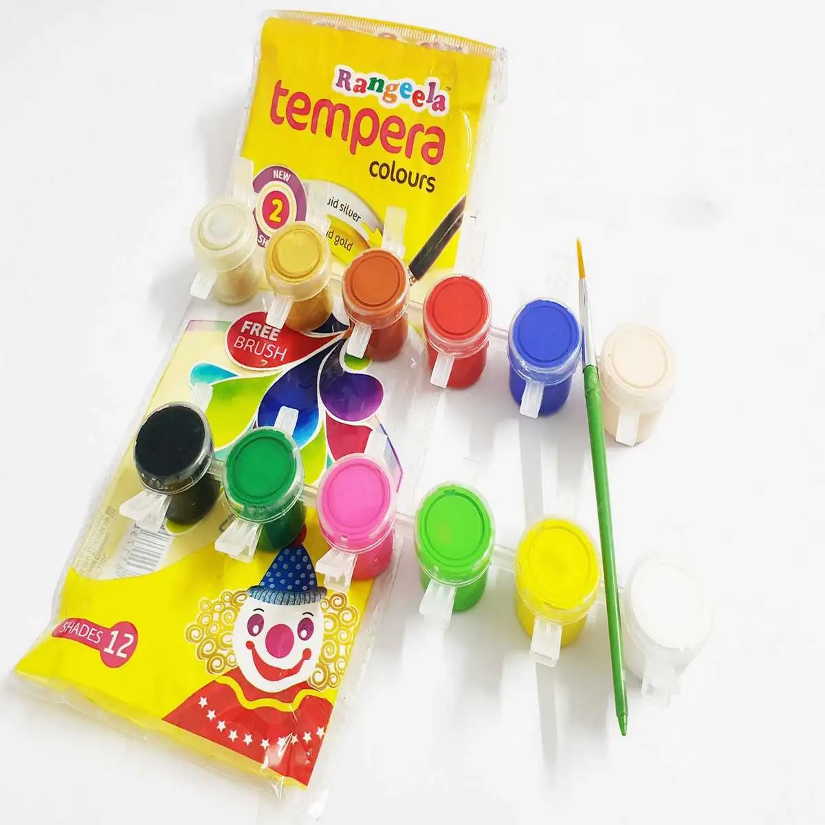 [P3388] Pidilite Rangeela Tempera Water Colours 12 Shades (B270)