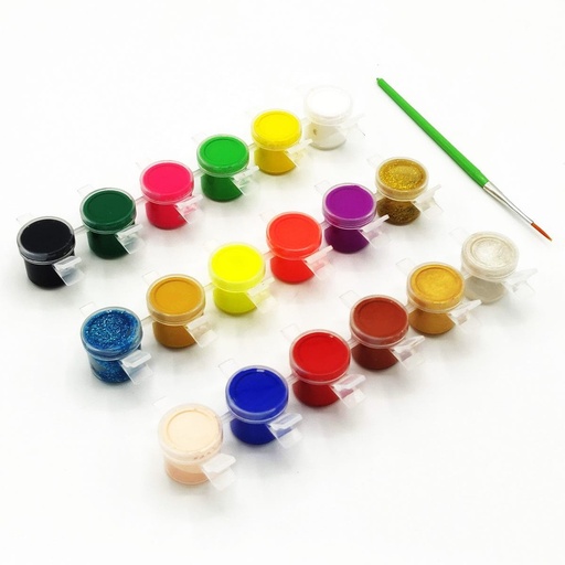 [P3389] Pidilite Rangeela Tempera Water Colours 18 Shades (B80)