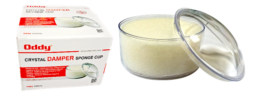 [P3996] Oddy Crystal Damper Sponge Cup with Cap