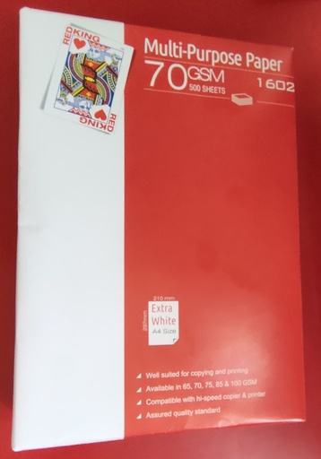 [P1710] RedKing  A/4 70 Gsm 2.2 Kg-5