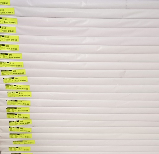 [P1640] 12X18 210 Gsm Gloss 5.9 Kg-Pack of 200