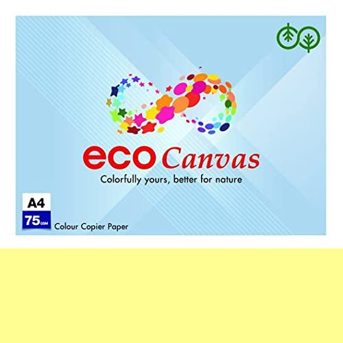[P2412] JK Eco Canvas Yellow A4 75 Gsm 2.3 Kg-5