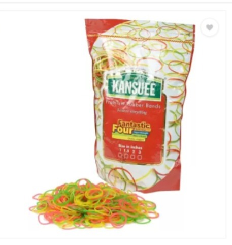[P3202] Kansuee Premium Rubber Bands 1.5 Inch-115 Gram