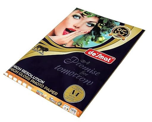 [P4406] Desmat Photo Paper Glossy A4 150 Gsm-Pack Of 20