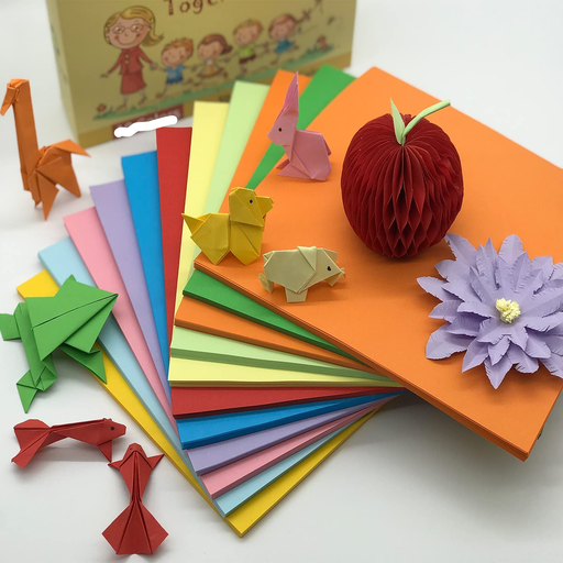 [P3956] Origami 6x6 Craft Paper Fluorescent Mix Color-Pack of 20 (B1600)