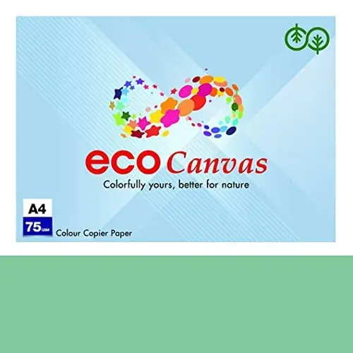 [P2414] JK Eco Canvas Green A4 75 Gsm 2.3 Kg-5