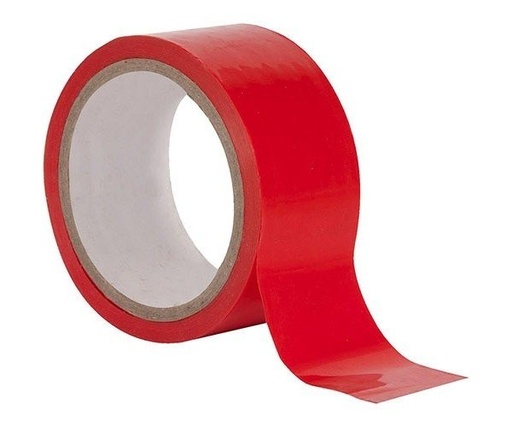 [P4866] Redking Red Colour Cellotape 2 Inch 48mm x 36 Meter-Pack Of 6