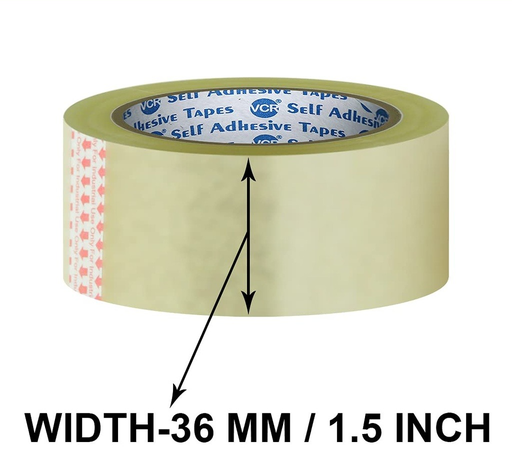 [P4784] Redking Transparent Cello Tape 1.5 Inch 36mm x 36 Meter-Pack of 8
