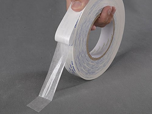 [P4820] Kansuee Tissue Tape Double Side 0.5 Inch 12mm x 10 Meter-Pack of 12