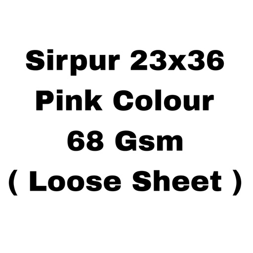[L1520] (Loose)Sirpur Pink 23x36 18.1 Kg