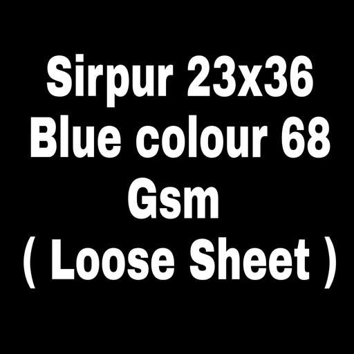 [L1526] (Loose) Sirpur Blue 23x36 18.1 Kg