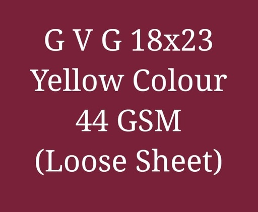[L1482] (Loose) GVG Yellow 18x23 5.5 Kg