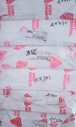 [L1568] (Loose)Avery Dennison Sticker 20x30