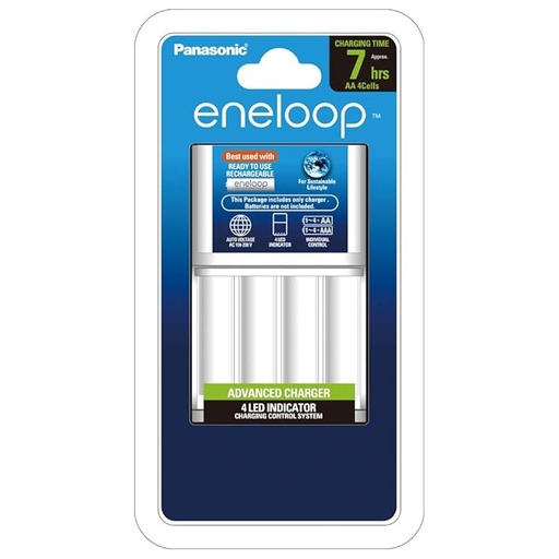 [P4284] Panasonic Battery Charger BQ-CC17N for AA & AAA rechargeable Batteries XXX