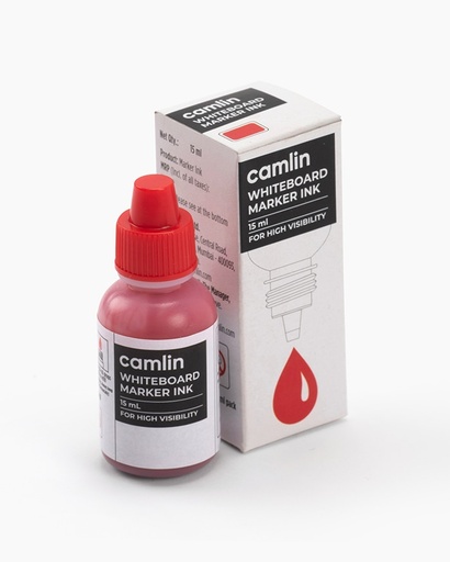 [P4177] Camlin White Board Marker Ink Red 15ml (B40)