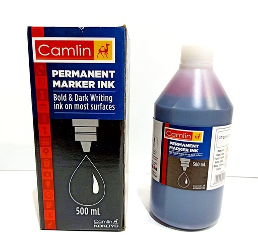 [P4164Grn] Camlin Permanent Marker Ink Green 500 ml