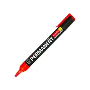 [P4193] Camlin Permanent Marker Red-Pack Of 10 (B60)