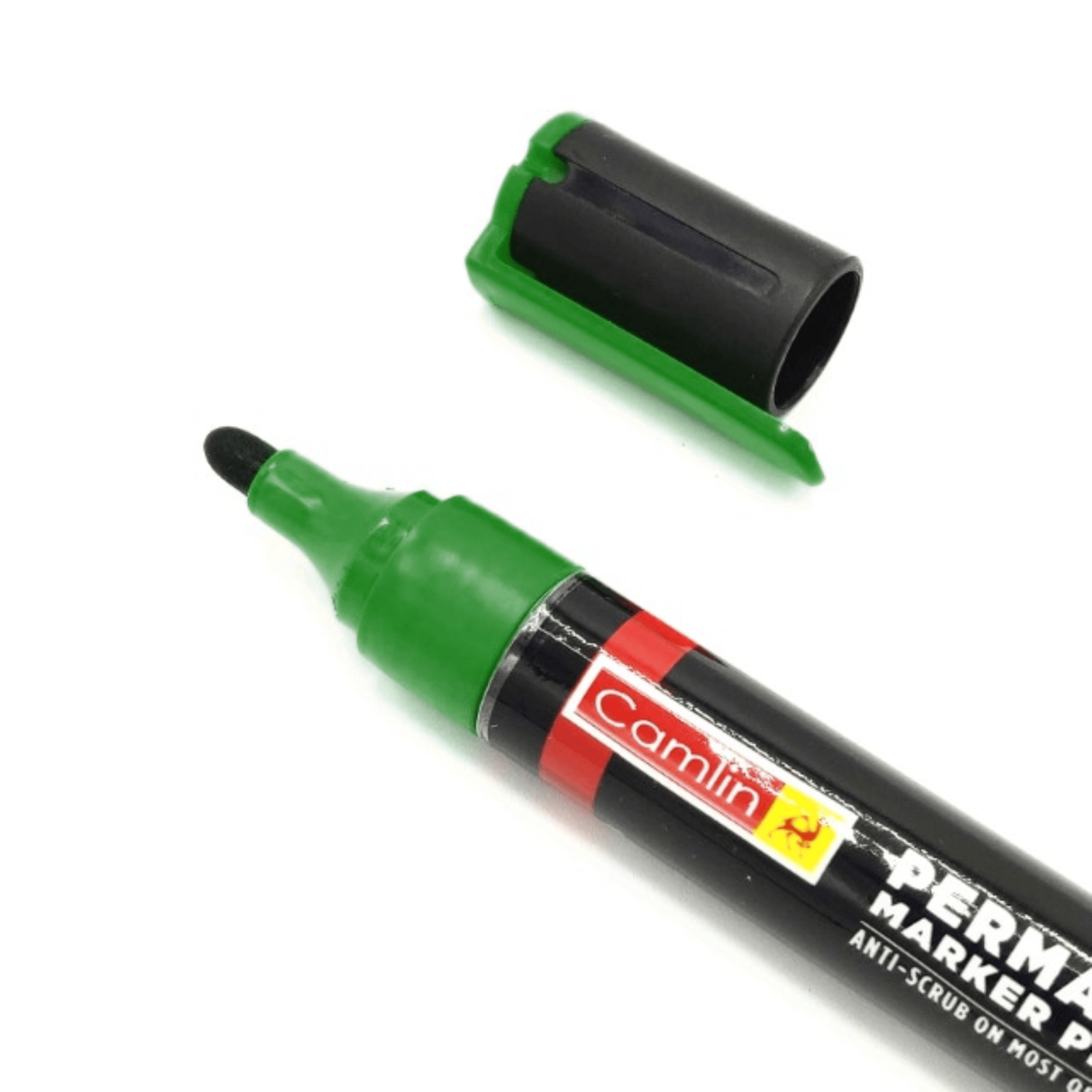 [P4202Grn] Camlin Permanent Marker Green-Pack Of 10