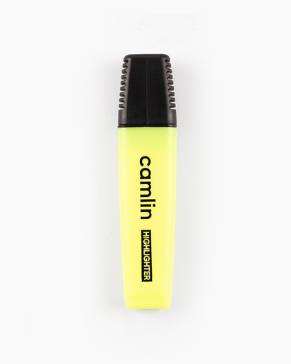 [P4204Ylw] Camlin Highlighter Marker Pen L.Yellow-Pack Of 10