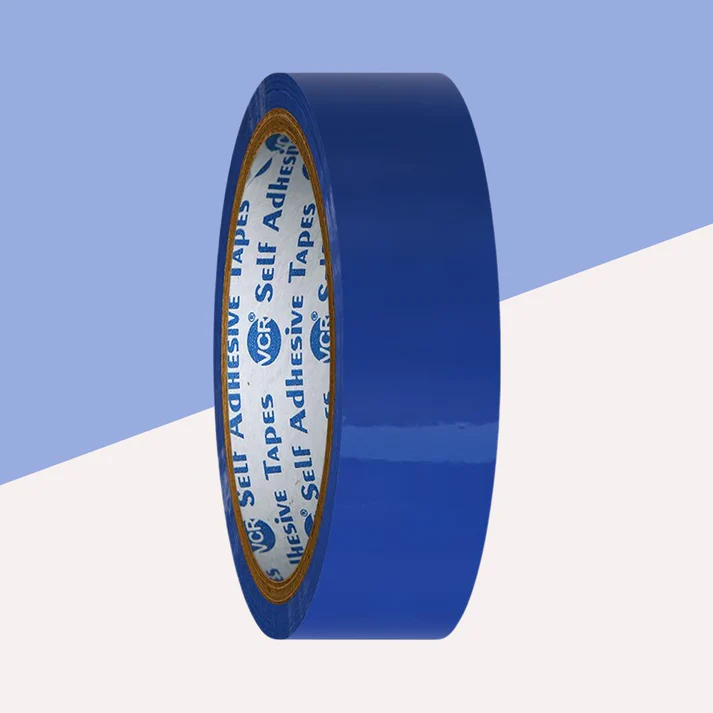 [P4859] Redking Blue Colour Cellotape 1 Inch 24mm x 36 Meter-Pack of 12