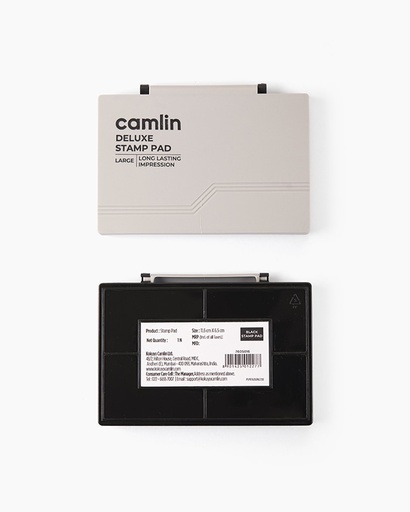 [P3162Blk] Camlin Stamp Pad Medium Black-110X69mm