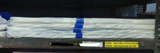 [L4878] Dark Blue Pastel 22x28 180 Gsm-Pack Of 10