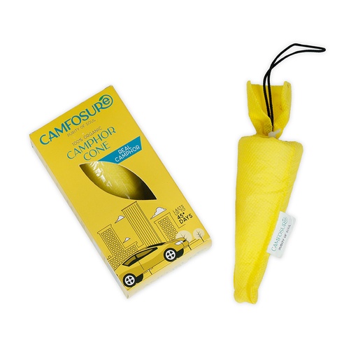[P4922] Camfosure Real Camphor Cone (Air Freshener & Mosquito Repellent)